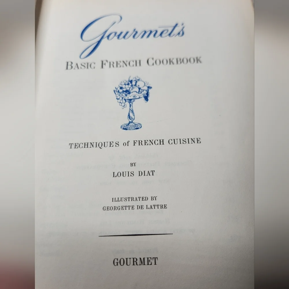 Gourmet’s 1961 Basic French Cookbook Hardcover